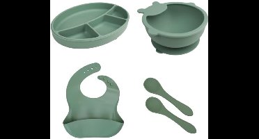 SILICONEN MAALTIJDPAKKET - CACTUS GROEN