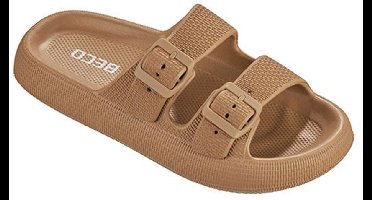 BECO dames badsandalen Airkiss leisure - bruin - maat 37