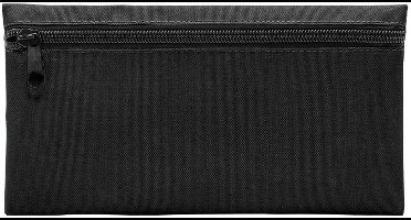 SOHO Luxe Zwart Etui – Etui – Pennenzak – Penetui – Plat – Unisex – 21 x 7 cm – Zwart