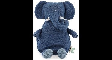 Trixie Knuffel - Mrs. Elephant - Dieren Pluche - Olifant - Eerste knuffel voor Baby - 100% biologisch katoen - Klein
