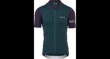 AGU Colorblock Fietsshirt Performance -Heren Fietsshirt - Diep zee groen - Maat XXL