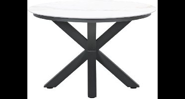 Garden Impressions Lowland Tuintafel Venice White - Ø120 cm