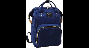 S&E Multifunctionele Luiertas Rugzak – Grote Capaciteit & Waterafstotend - Navy