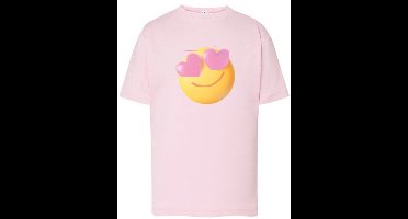 T- shirt Smilie Roze maat 140