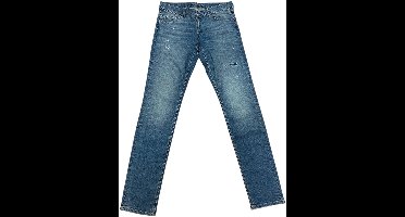 Cast Iron - RISER SLIM SOF- Mannen - Wit/Blauw - Maat W35 X L36