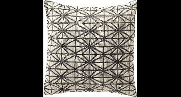 Dutch Decor NISA - buitenkussen 45x45 cm - waterafstotend en uv-bestendig - Charcoal Gray - antraciet