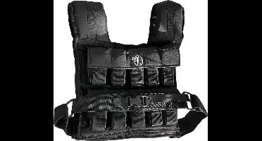 Gorilla Sports Gewichtsvest 30 kg - PRO - Verstelbaar - Scheurvast - Comfortabel - Weightvest