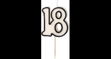 Taart kaarsje 18 jaar