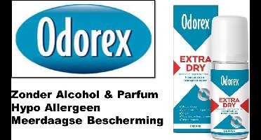 Odorex Deo Depper - Extra Dry - 3 x 50 ml
