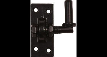 Plaatduim verstelbaar - 16 mm - Zwart