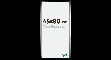 Your Decoration - Fotolijst 45x80 cm - Kunststof - Zwart Hoogglans - Bordeaux