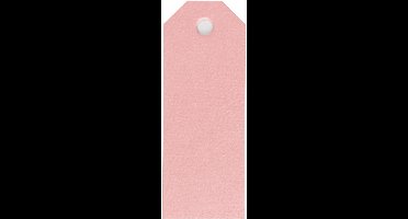 Manilla-labels, afm 3x8 cm, 220 gr, lichtrood, 20 stuk/ 1 doos