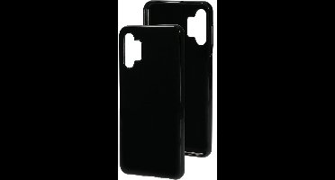Mobiparts hoesje geschikt voor Samsung Galaxy A32 5G - Zacht TPU - Schokabsorberend TPU - Grip Coating - Zwart
