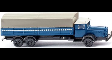 Wiking Miniatuurvrachtwagen Mb L 10000 1:87 Blauw