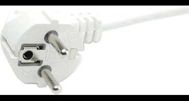 VALUE 3-voudige stekkerdoos zonder schakelaar, wit, 3 m