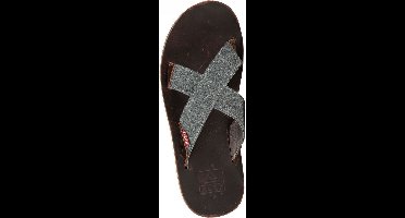 Reef Heren Voyage Crossover Slippers Brown / Grey Maat US7 UK6 EU39 25cm