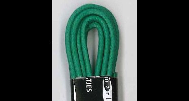 Cordial - schoenveters - Groen - wax dun rond - veterlengte 75 cm 4-6 gaatjes