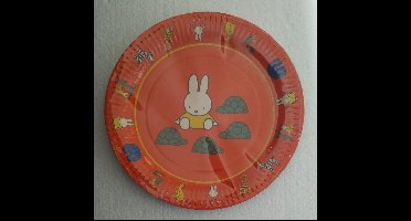 Nijntje borden - 6 stuks - karton - 23 cm