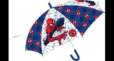 Spiderman kinderparaplu blauw 68 cm