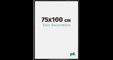 Your Decoration - Fotolijst 75x100 cm - Kunststof - Zwart Mat - Annecy