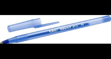 BIC Round Stic Classic M blauw - Balpen- 8 stuks