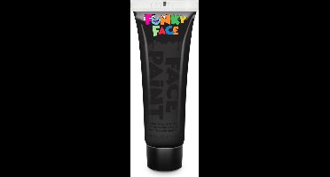PaintGlow Face & body paint Classic colors - Funky Face - Halloween - Schmink - Make up - Black