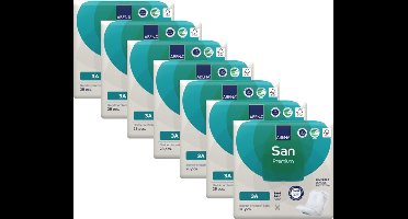 ABENA San 3A, 196x Absorberende Inlegger, Karton, te Dragen in aansluitend Ondergoed- Voor Lichte tot Matige Urineverlies - Absorptie 600 ml, blauw