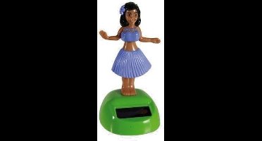 Out of the Blue danseresje Hula girl op zonne energie - Lila