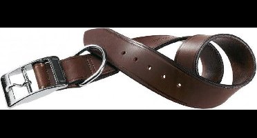 Ferplast Hondenhalsband Vip 61 Tot 69 Cm Leer Donkerbruin