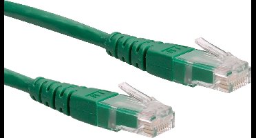 ROLINE Patchkabel Cat.6 UTP (Class E), groen, 0,3 m