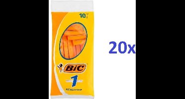 Bic 1 Sensitive Man Wegwerpscheermesjes 20x10st