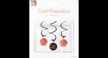 Paperdreams Swirlslingers roze/zwart 50