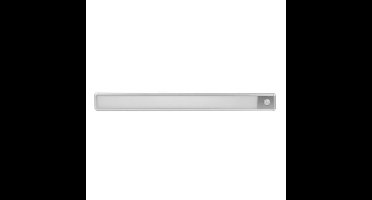 LED Kastverlichting met sensor | 1,5W | Zilver | 24 cm | 3000K