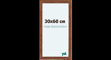 Your Decoration - Fotolijst 30x60 cm - MDF - Walnoot - Como