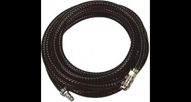 Stanley Luchtslang 20 Meter - Compressor Slang - Max. 10Bar - Europese Snelkoppeling - PVC - Zwart