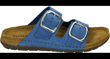 Rohde 5879 - Dames slippers - Kleur: Blauw - Maat: 37
