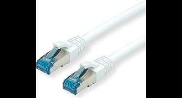 VALUE Patchkabel Kat.6A (Class EA) S/FTP (PiMF), LSOH, wit, 15 m