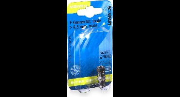 Scanpart Antenne Adapter F-Connector(M)-9.5mm(M)