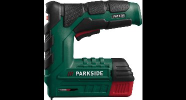 Parkside Accu Tacker - Elektrisch Nietpistool - Draadloos Spijkerpistool - Handtacker - Nagelpistool - 2000 nietjes - 500 Spijkers