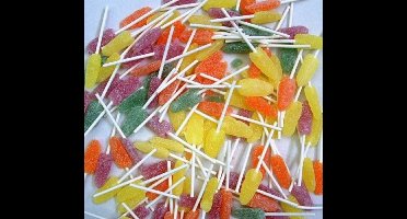 Lollywood Gesuikerde Mini Lollies (Likbits) - 2 kilo (plm 450 stuks)