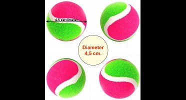 Scatch Ball 4 Losse Ballen 4,5CM - Catch Ball aanvulling - Vang en Werpspel Klitteband