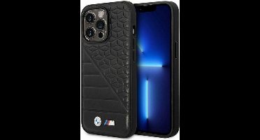 BMW M Bi Pattern Back Case - Geschikt voor Apple iPhone 14 Pro (6.1") - Zwart