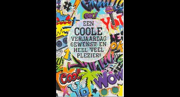 Depesche - Kinderkaart met de tekst "Een coole verjaardag gewenst en heel ..." - mot. 054