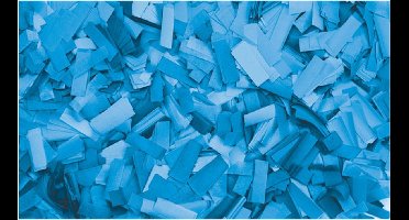 Showtec Showtec Rechthoekige lichtblauwe confetti (vuurbestendig), 1 kg Home entertainment - Accessoires