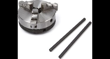 HBM 65 mm. Zelfcentrerende 3 Klauwplaat met M14x1 Opname