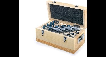 HBM 6 Delige Analoge Buitenmicrometerset 0 - 150mm