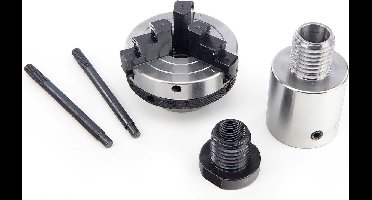HBM CK 3-3A houtklauwplaat voor houtdraaibank, diameter 75 mm