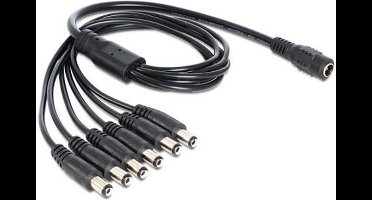 Voeding splitter adapter - 1 naar 6