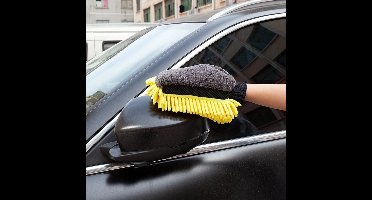 4 in 1 -Waterdicht Wasstraat Microfiber Chenille Handschoenen Dikke Auto Mitt Cleaning Wax - Detailing Borstel Auto Care - Handschoen
