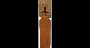 Suck Uk Bagagelabel  24,7 X 4 Cm Leer Bruin